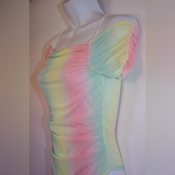 Olive Tree Bodysuit | Pastel Rainbow | Small - Picture 4 of 9